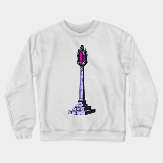 Old street lamp wayside shrine Crewneck Sweatshirt by Creative Art Store